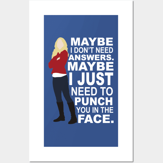 Emma Swan - Maybe I Don't Need Answers Wall Art by eevylynn